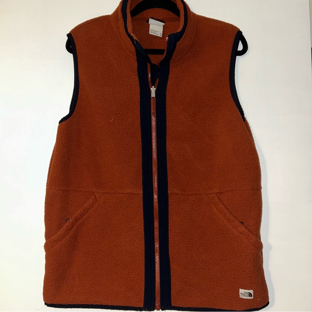 The North Face Burnt Orange Fleece Jacket